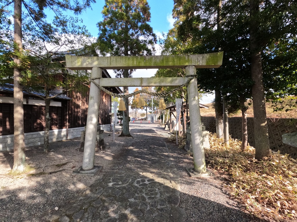 西富田川俣神社　神明鳥居